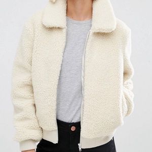 ASOS Sherpa Bomber Jacket